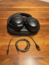 Bose QuietComfort 45 QC45 Wireless Noise Cancelling Headphones Black w/ Case