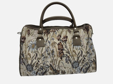Jordache Tapestry Floral Bag Tote Luggage Looks great but no shoulder strap