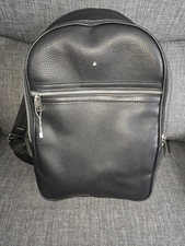 Montblanc Black Backpack, Rucksack Medium Sized, Great Condition 