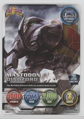 2013 Power Rangers Collectible Card Game Mastadon Dinozord #023