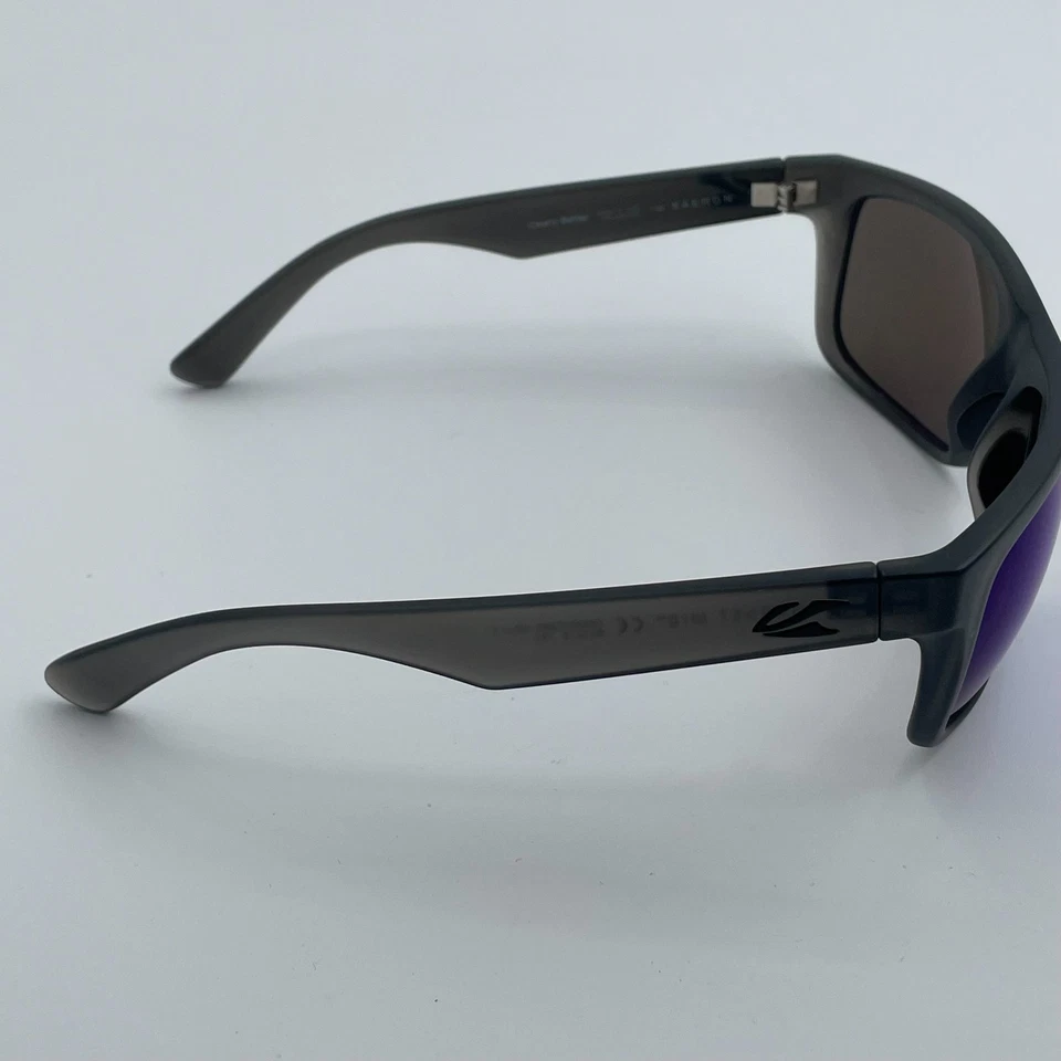 KAENON BURNET MID SR91 ULTRA POLARIZED MATTE TORTOISE MIRROR SUNGLASSES ITALY - Image 4 of 4