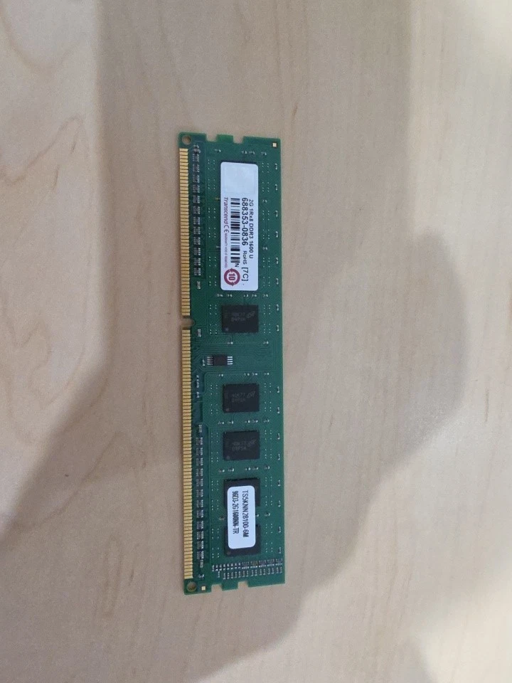 Transcend DDR3 SDRAM 2 GB Capacity per Module Memory (RAM) for