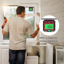 LCD Magnetic Angle Finder 360 Degree Digital Protractor Tool