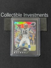 2002 Topps Chrome Chris Weinke #7 Black Refractor /599 Carolina Panthers