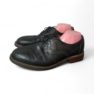 J & M 1850 Men's Howell Black Oxford Dress Shoe Comfortable Stylish Used