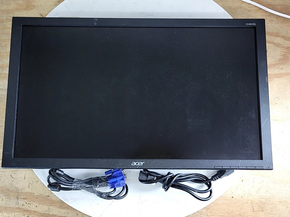 ACER V246HQL UM.UV6AA.002 23.6" LCD Monitor VGA HDMI DVI GRADE B NO BASE/STAND - Image 2 of 4