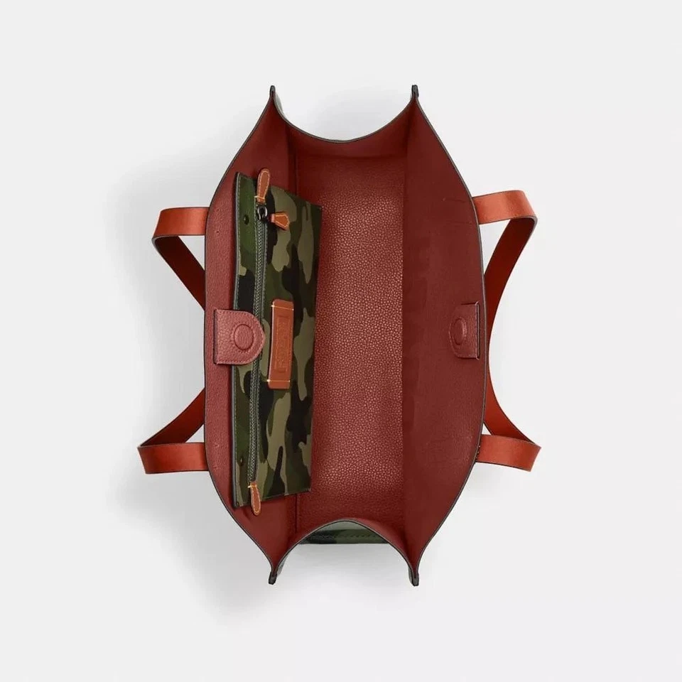 Bolso de Mano Coach Relay con Estampado Camuflado y Gráfico Coach NY CY808  Foto 3 de 4