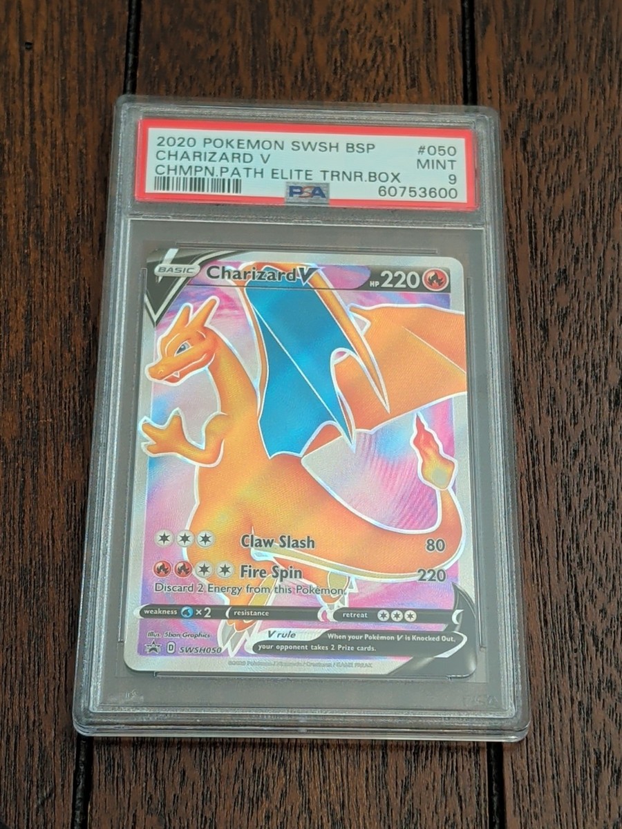 2020 Pokemon SWSH BSP Charizard V #050 Champions Path Promo Full
