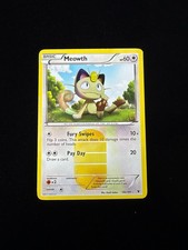 Pokemon TCG Meowth 102/101 Noble Victories Secret Rare Holo English LP *EdgeWear