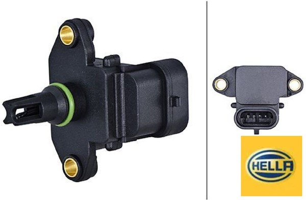 Hella 6PP358152-461 Sensor FüR Ladedruck Sensor Ladedruck Saugrohrdruck-image