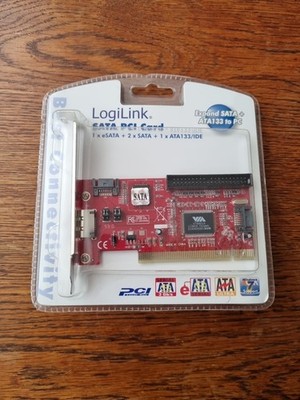 LogiLink SATA PCI Karte | 1x eSATA |  1x SATA |  1x IDE |  PCI | NEU