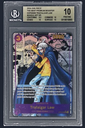 Trafalgar Law (Alternate Art Manga) graded BGS 10 for sale on eBay