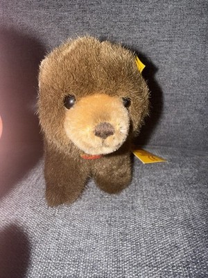 STEIFF Mini Standing Brownie Browny Bear 1445/12 Stuffed Plush Animal 5''