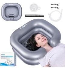 Inflatable Shampoo Basin - Portable Shampoo Bowl, Hair Washing Basin for Bedridd