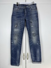 Levi's Vintage Clothing 505-0217 1969 Big E Selvedge Distressed USA Jeans 28x34