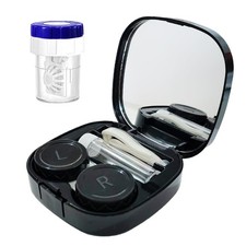 Contact Lens Case Kit with Cleaner Washer Applicator Removal Tool Kit
