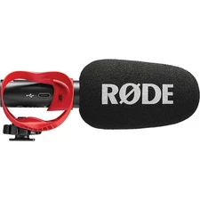 Rode VideoMic GO II Helix USB On-Camera Shotgun Condenser Microphone