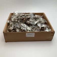 Ravinte 60-Pack 1/2" Overlay Hinges, Brushed Nickel Soft Close Face Frame 105°