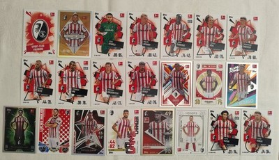 Match Attax Bundesliga 25/26 Team Set SC Freiburg Alle 22 Karten 2025/2026