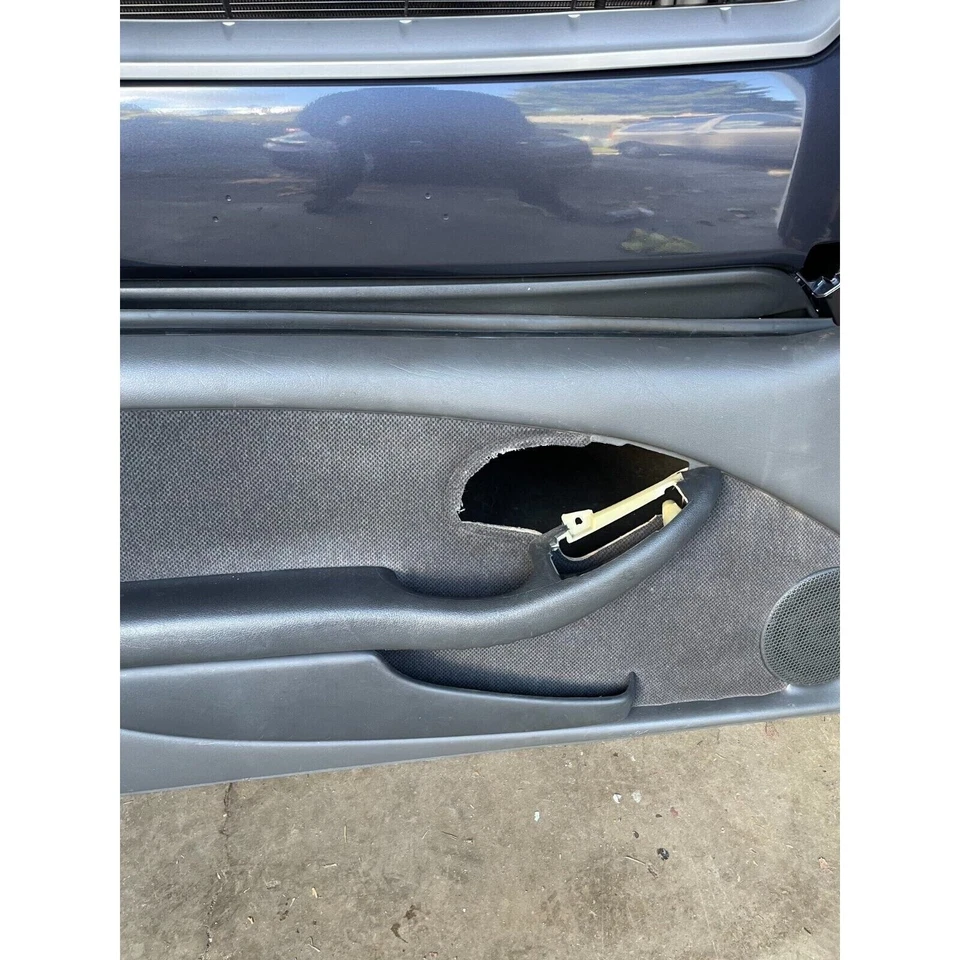 Pontiac Firebird Formula 1993-1997 gris grafito panel de puerta lateral del conductor usado OEM Foto 3 de 4