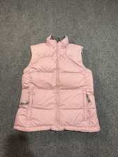 The North Face Vest Girls Large Pink 600 Down Puffer Winter Pockets Quilted READ