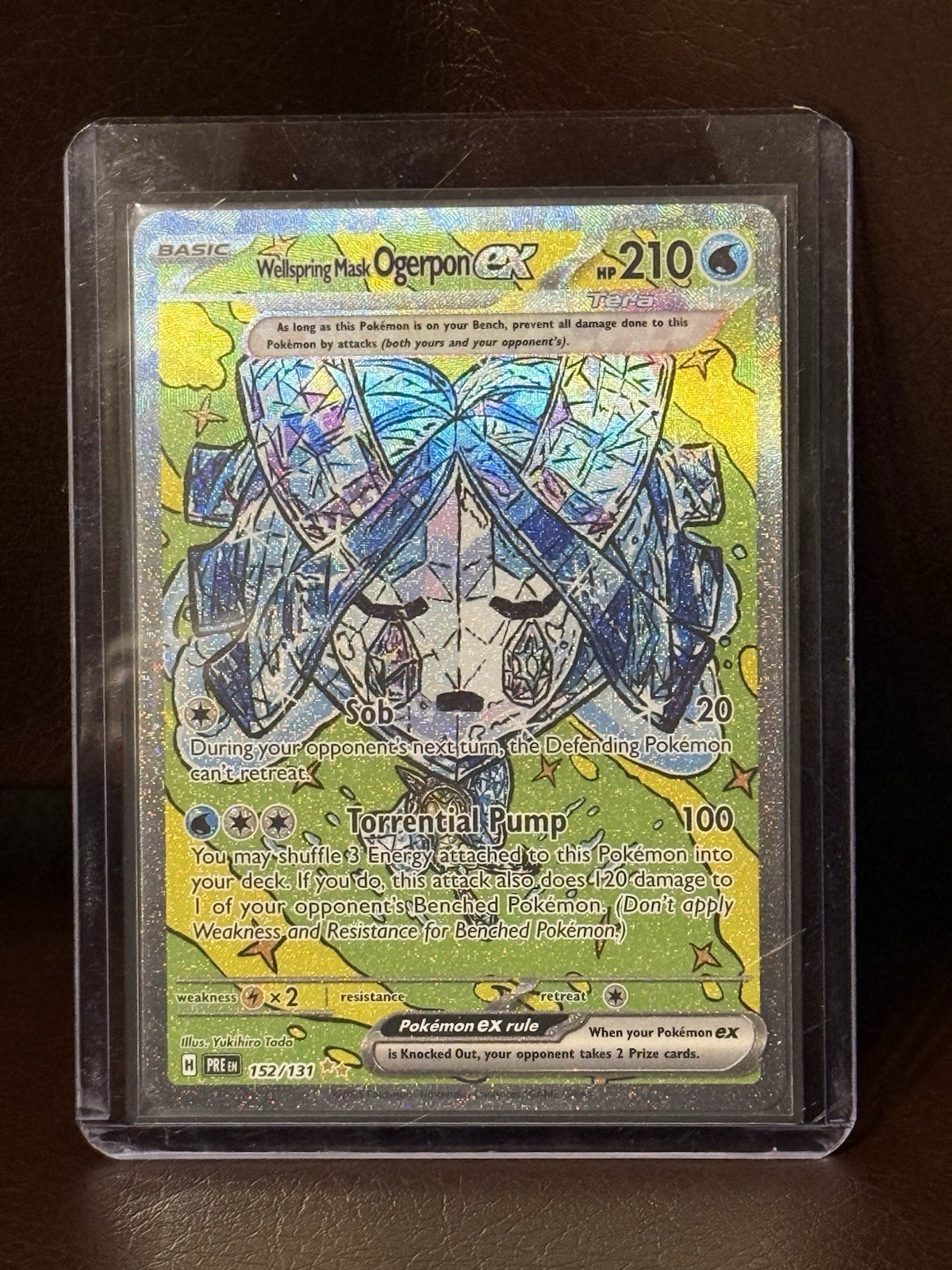 Wellspring Mask Ogerpon ex 152/131 Prismatic Evolutions SIR Pokemon TCG NM