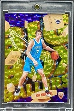 Kon Knueppel RARE ROOKIE RC GOLD ICE REFRACTOR INVESTMENT CARD HORNETS MINT