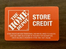 140.36 Home Depot Store Credit Gift Card &  FREE SHIPPING!