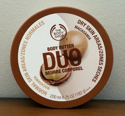 HTF The Body Shop Macadamia DUO Body Butter 6.75 OZ NEW - Sealed - Discontinued
