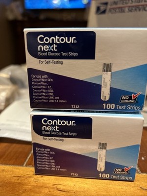 contour next test strips 2x100 (200)  Strips, Plus 100 Of Microlet Lancet Free