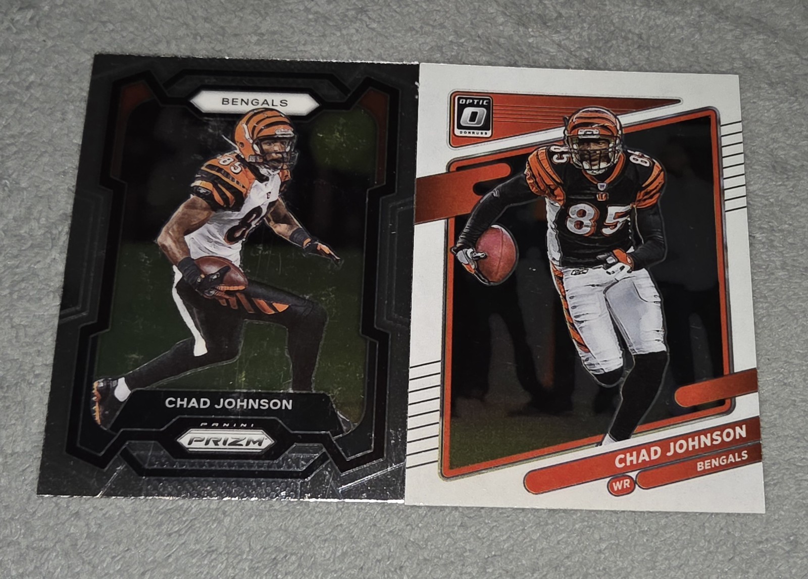 Lot Of 2 Chad Johnson WR Cincinnati Bengals  NFL Football Cards