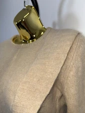 PWR Exclusively Vintage Lambswool Angora Blend Sweater Small Made in Hong Kong