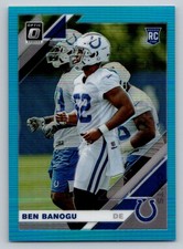 Ben Banogu 2019 Optic Rookie Aqua Prizm 171/299 Indianapolis Colts #124