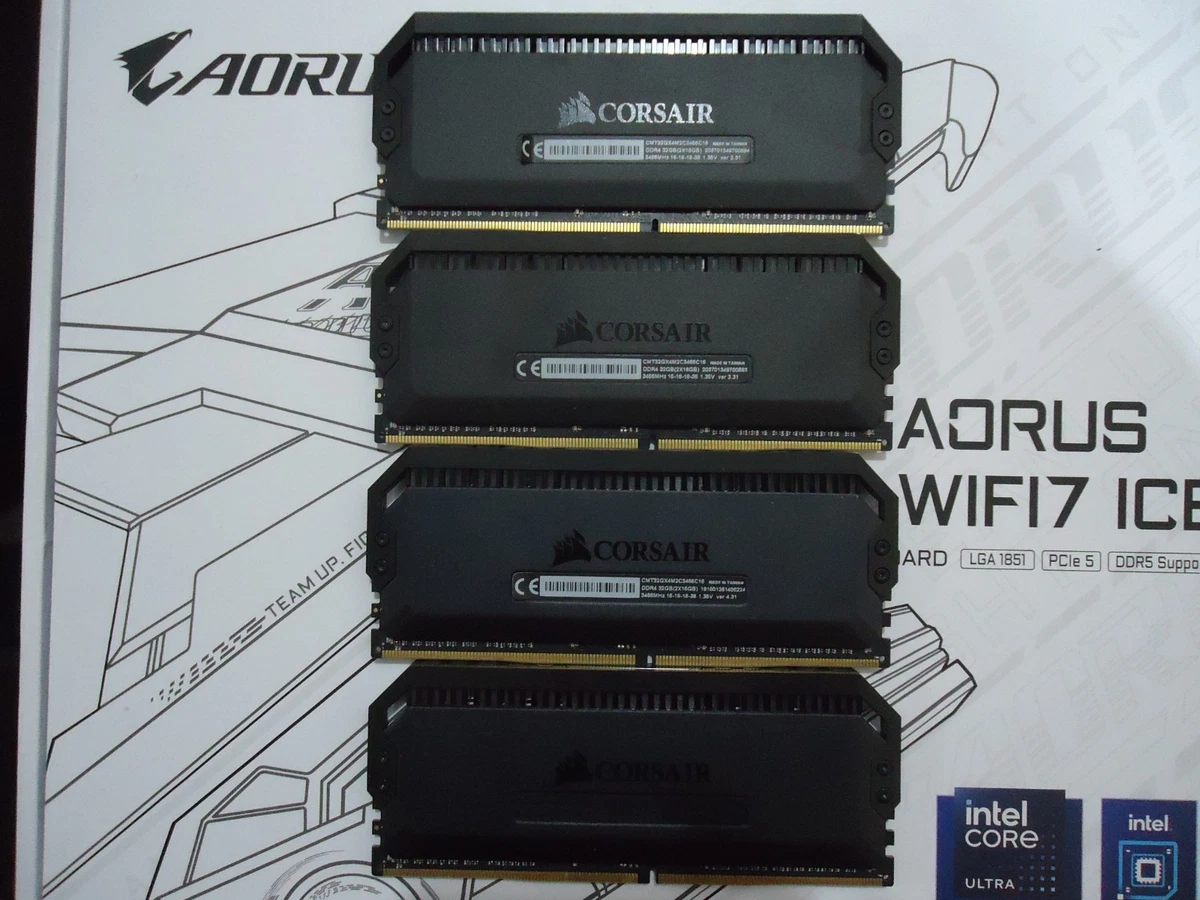 Analizamos la ram Corsair DDR5 Dominator Platinum RGB 7200Mhz Cl34