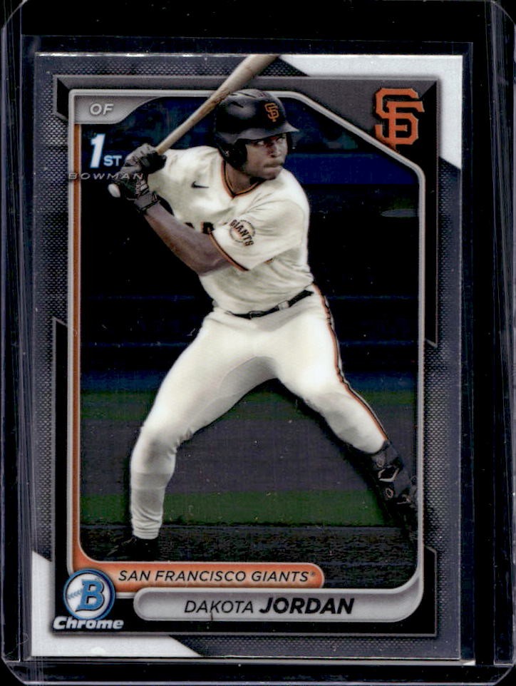 2024 Bowman Draft Dakota Jordan Chrome 1st #BDC-71 Giants