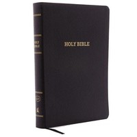 KJV Holy Bible, Giant Print Center-Column Reference Bible, Black Bonded...