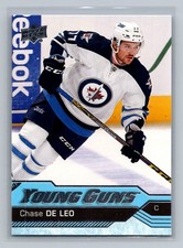 CHASE DE LEO 2016-17 UPPER DECK SERIES TWO YOUNG GUNS ROOKIE CARD #485