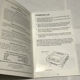 Sega Sports Pebble Beach Golf Links (Sega Saturn, 1995) Game  Disc & Manual Only