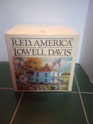 NEW RARE LOWELL DAVIS RFD AMERICA 1990 #47of 2500  WINTERING DEER #223557   