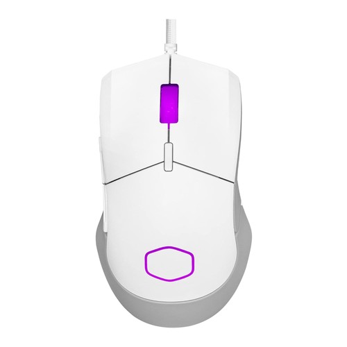 Cooler Master MM310 Wire Gaming Mouse White, Adjustable 12,000 DPI, Palm|Claw - 第 1/5 張圖片