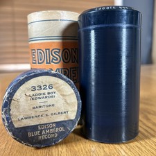 Edison Cylinder Record Laddie Boy 3326 Lawrence Gilbert Untested