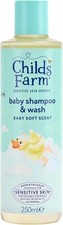 Childs Farm, Baby Shampoo, Body Wash, Tear Free, Sensitive Skin, Newborn, 250ml