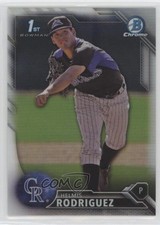 2016 Bowman Chrome Prospects Refractor 177/499 Helmis Rodriguez #BCP195 0ug