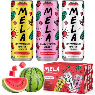 Mela Watermelon Water - Watermelon Juice, 100 Percent Natural Fruit Juice wit...