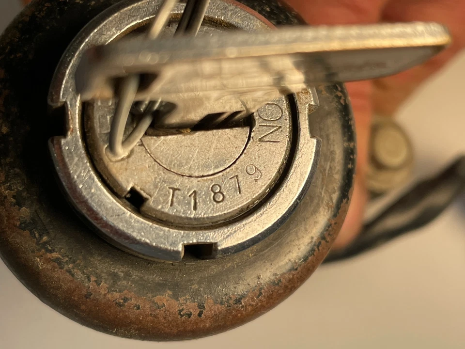 1975 Honda XL250 XL 250 Motosport OEM Key and Switch HM 329 72-75 - Image 3 of 4