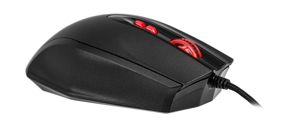 Mouse láser biométrico para juegos MO-BKV-WDLGBK-01 FP negro Foto 4 de 4