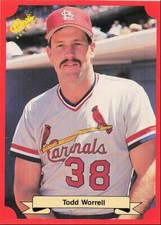 1988 Classic Red Todd Worrell St. Louis Cardinals #181