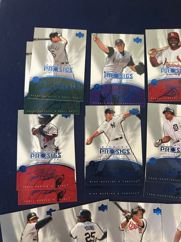 2004 UPPER DECK DIAMOND COLLECTION PRO SIGS LOT OF 23 SHARP PACK FRESH - Image 3 of 4