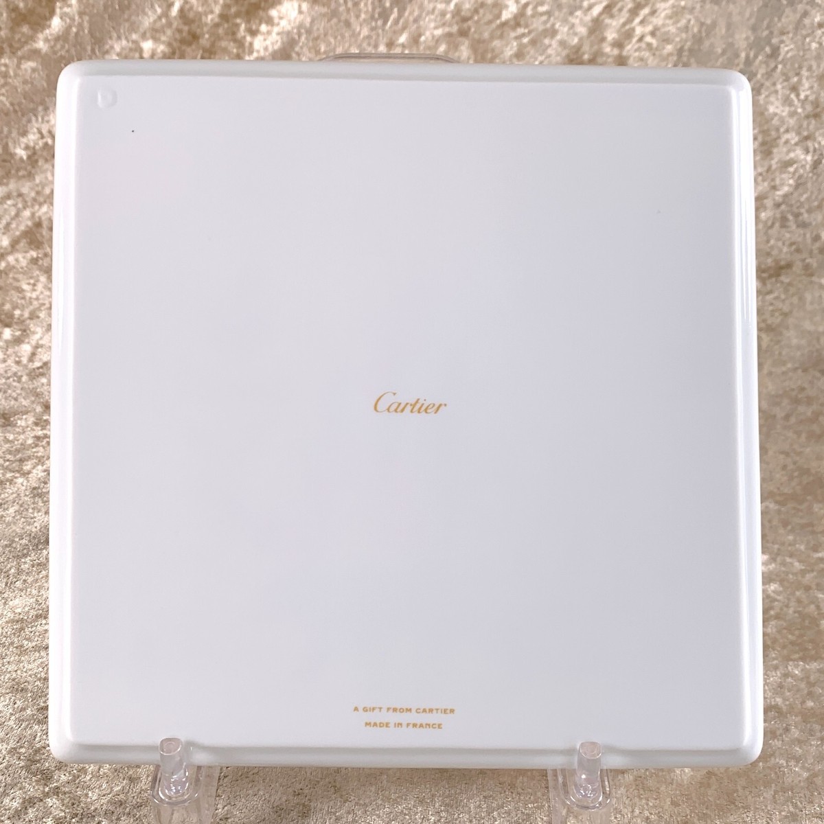 Cartier Porcelain Trinket Tray Change Tray Panthere VIP Gift from