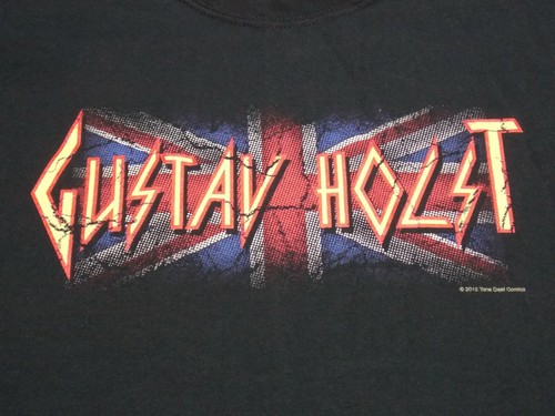 Camisa Gustav Holst Gods of War 1918 European Tour 2XL/Tono Sordo Cómics 2012 - Imagen 3 de 9